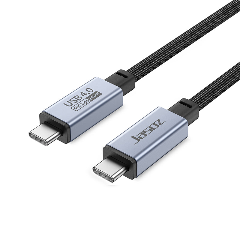 JASOZ D119 1.5m USB4 8K / 60Hz PD 240W 40Gbps Type-C Fast Charging Cable JASOZ D119 1.5m USB4 8K / 60Hz PD 240W 40Gbps Type-C Fast Charging Cable